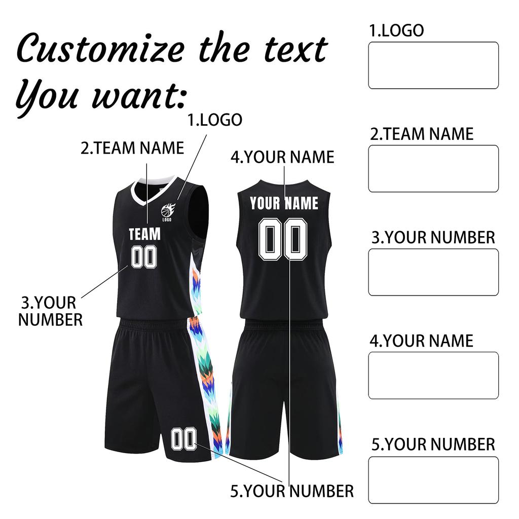 Vlastní basketbalový dresový set Personalizovaný a s číslem Bezrukávové uniformy Prodyšné sportovní oblečení pro muže a mládežnické týmové tréninky