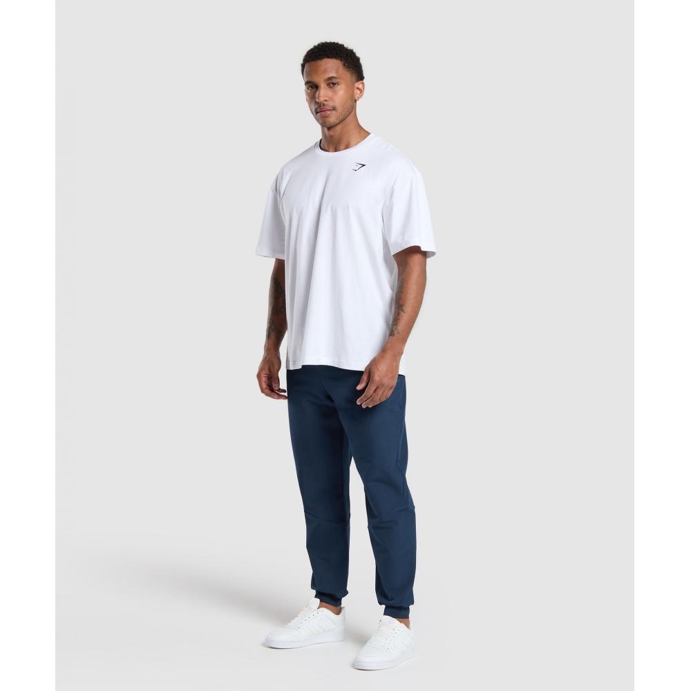 Gymshark Ease Woven Jogger Navy A5a4r Ub9p