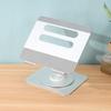 Foldable Aluminum Laptop Stand with 360° Rotation & Cooling Function