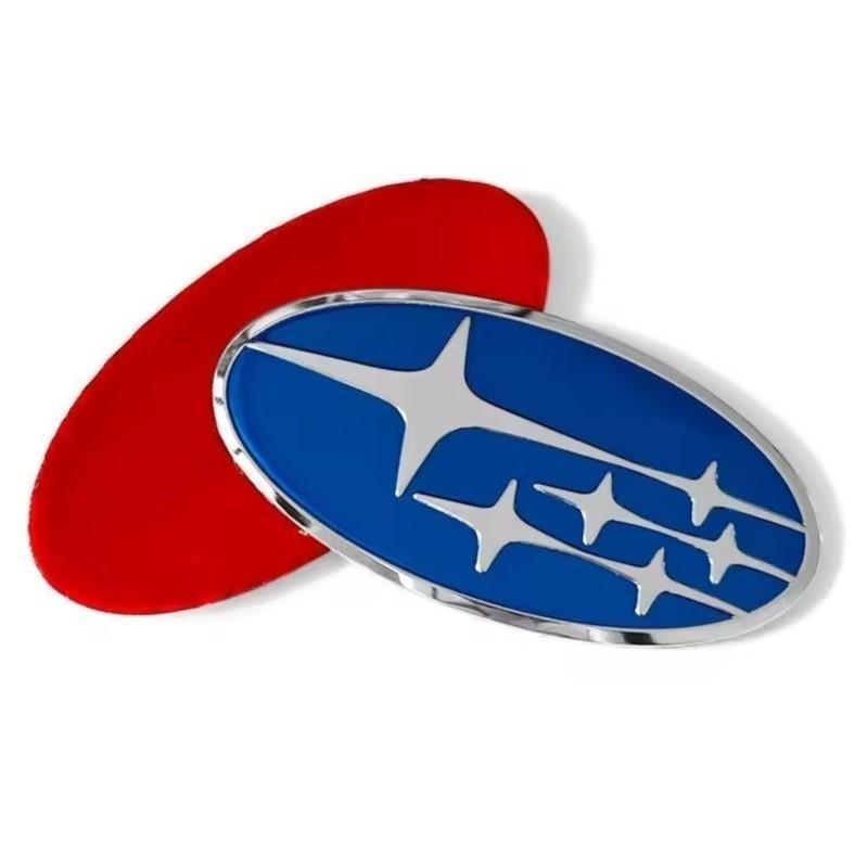 1pcs ABS Car Styling Steering Wheel Center Emblem Badge Sticker For Subaru Forester SG5 SH SJ Impreza XV Legacy Outback WRX STI Y15