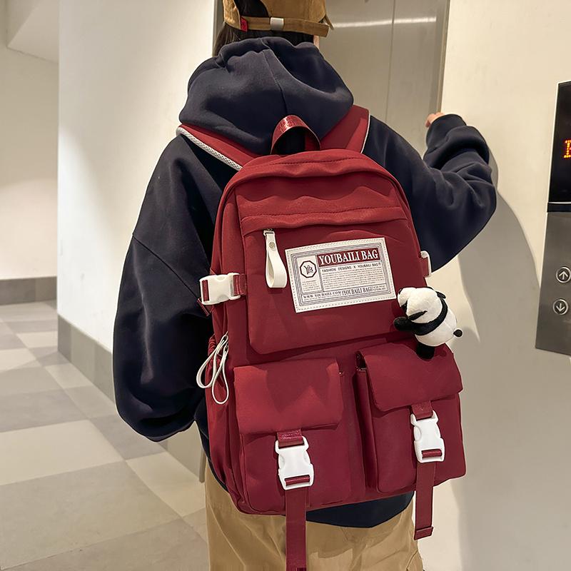 Studenten-Schulranzen Damen Rucksack mit großem Fassungsvermögen Herren Wasserdichter Rucksack