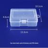 Rectangular Transparent PP Plastic Storage Box for Stationery, Cards, Hardware, Jewelry, and Fishing Gear