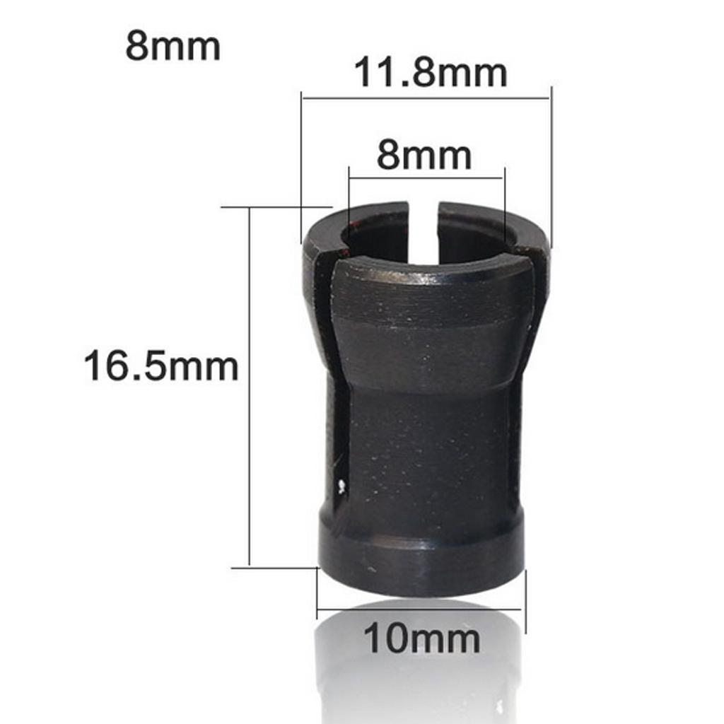 Collet Chuck Head Milling Cutter Adapter Set With Hard Alloy Construction and Tight Stable