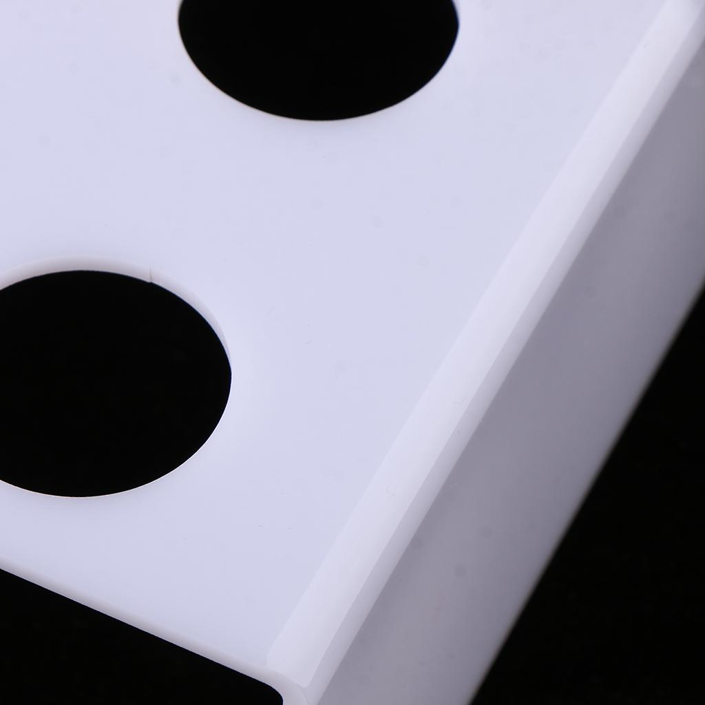 Heavy Duty 8 Holes Acrylic Stand Holder Ice Crisp Tube Cone Holder