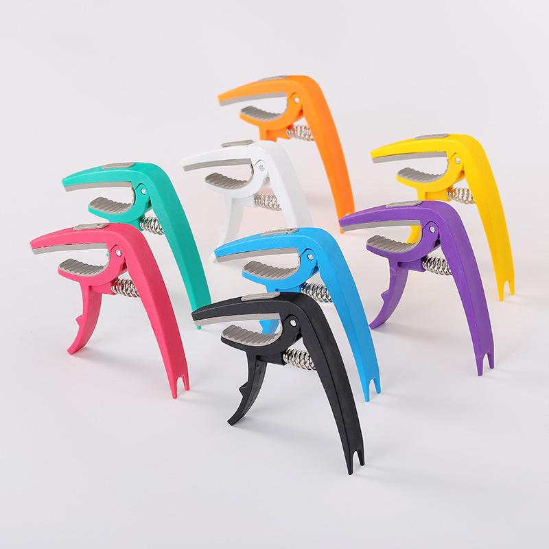 Guitar Capo for Folk, Classical, and Electric Guitars - Plastic and Metal Options Available