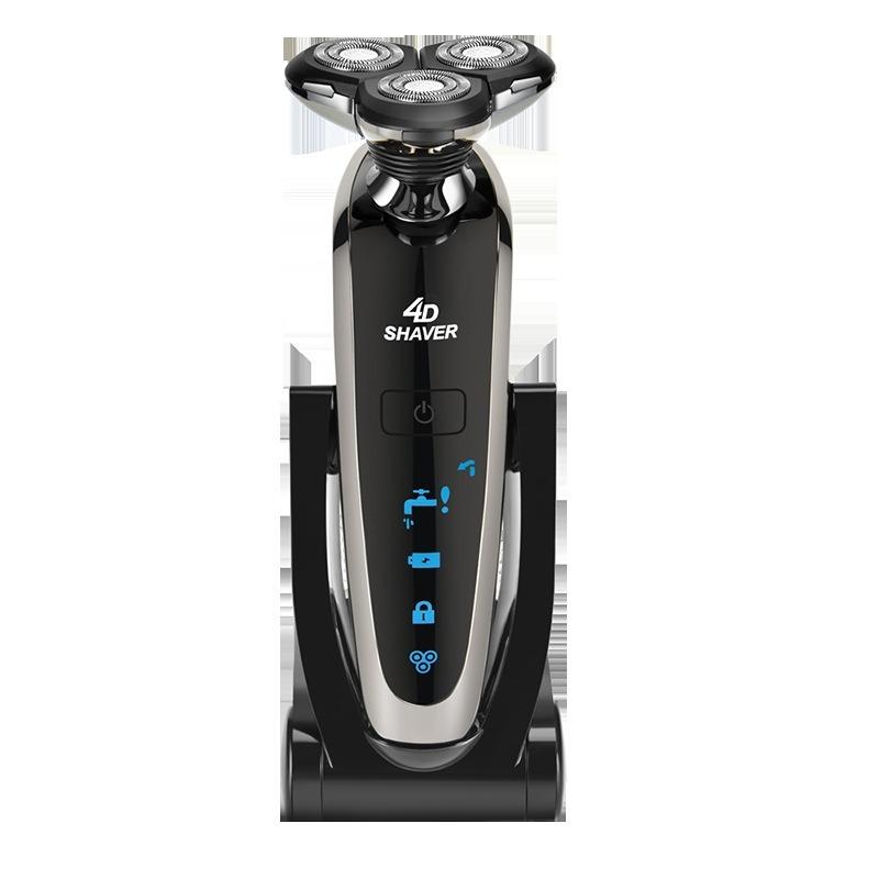 Electric Shaver with Rechargeable Feature, Fully Washable, Intelligent Digital Display, Multi-purpose Beard Trimmer