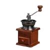 Classic Hand-Crank Coffee Grinder: Retro Wood Design, Portable Bean Grinder & Coffee Decor