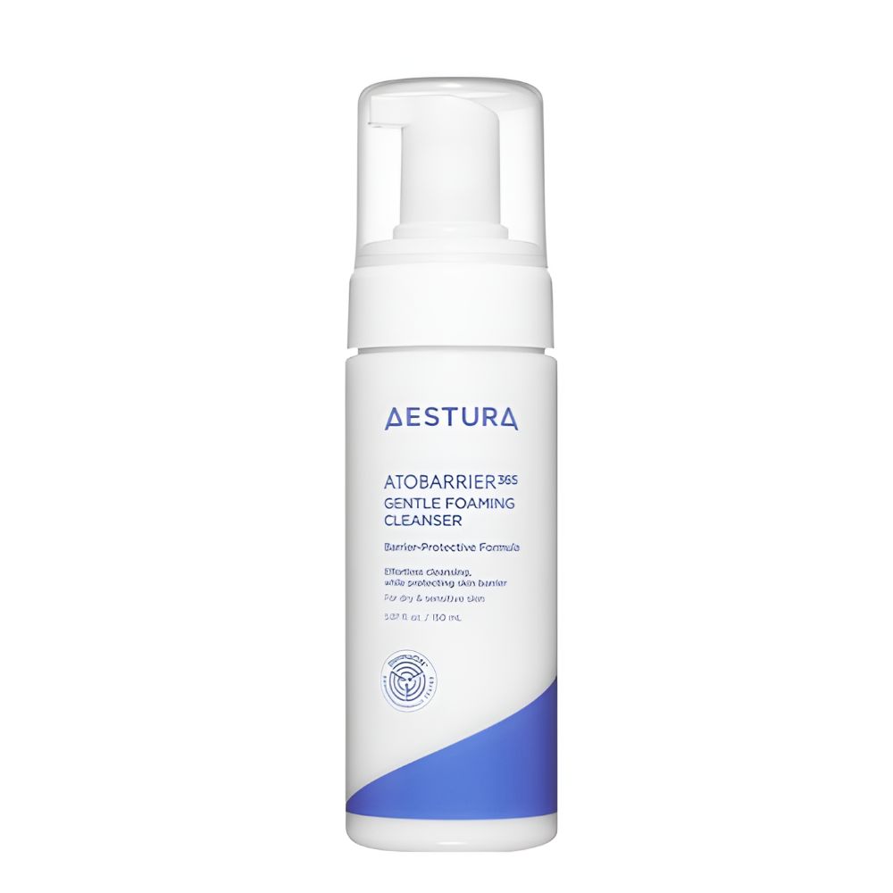 Aestura Atobarrier 365 Gentle Foaming Cleanser 150ml Ceramide pH Balanced Sensitive Skin