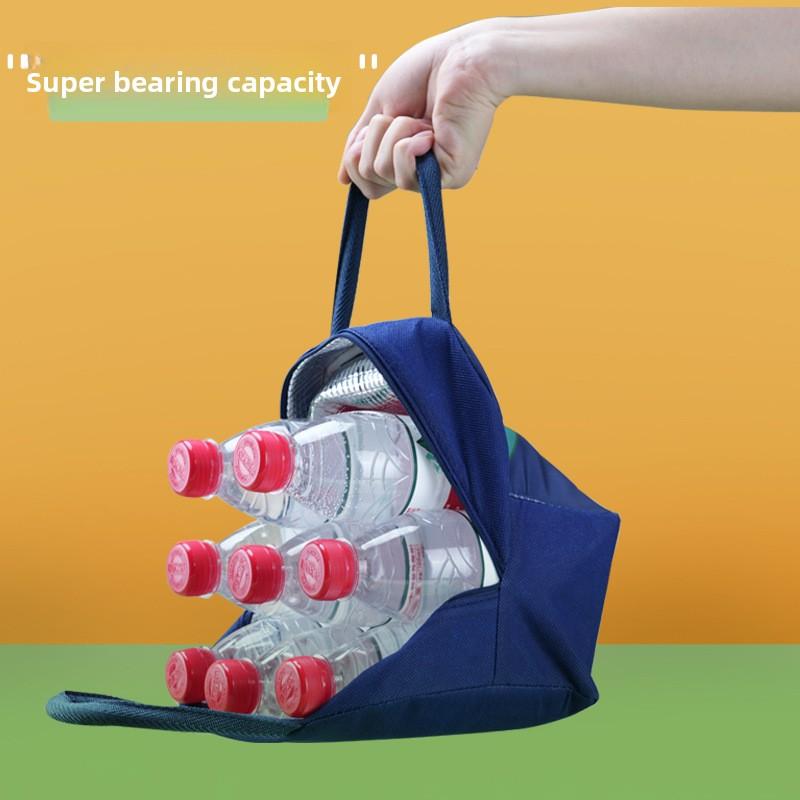 Cartoon Handheld Lunch Bag Cute Pet Lunch Bag Fresh-Keeping Ice Bag Thickened Aluminum Foil Insulated Bag Lunch Insulated Bag