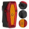 Bike Rear Light Waterproof USB Rechargeable Bicycle Warning Tail Light for Night Safety