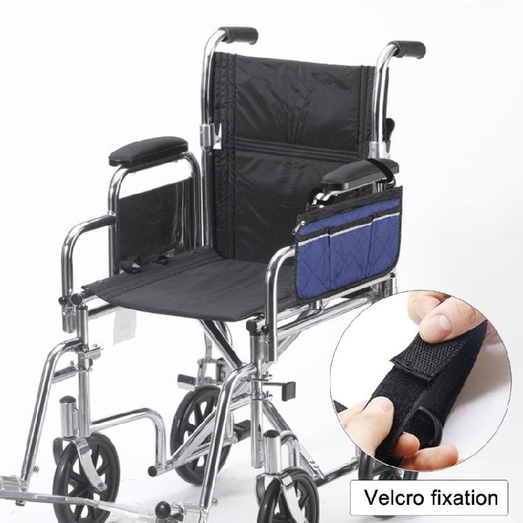 Rollstuhl-Tragetasche Armlehnen-Taschen Roller Rollstuhl Armlehne Seitliche Aufbewahrungstasche für Gehhilfen oder Rollatoren