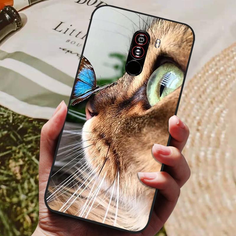 For xiaomi mi pocophone f1 Case Silicon Back Cover Phone Case for xiaomi poco F1 Cases Pocofone F1 6.18 inch Soft bumper coque