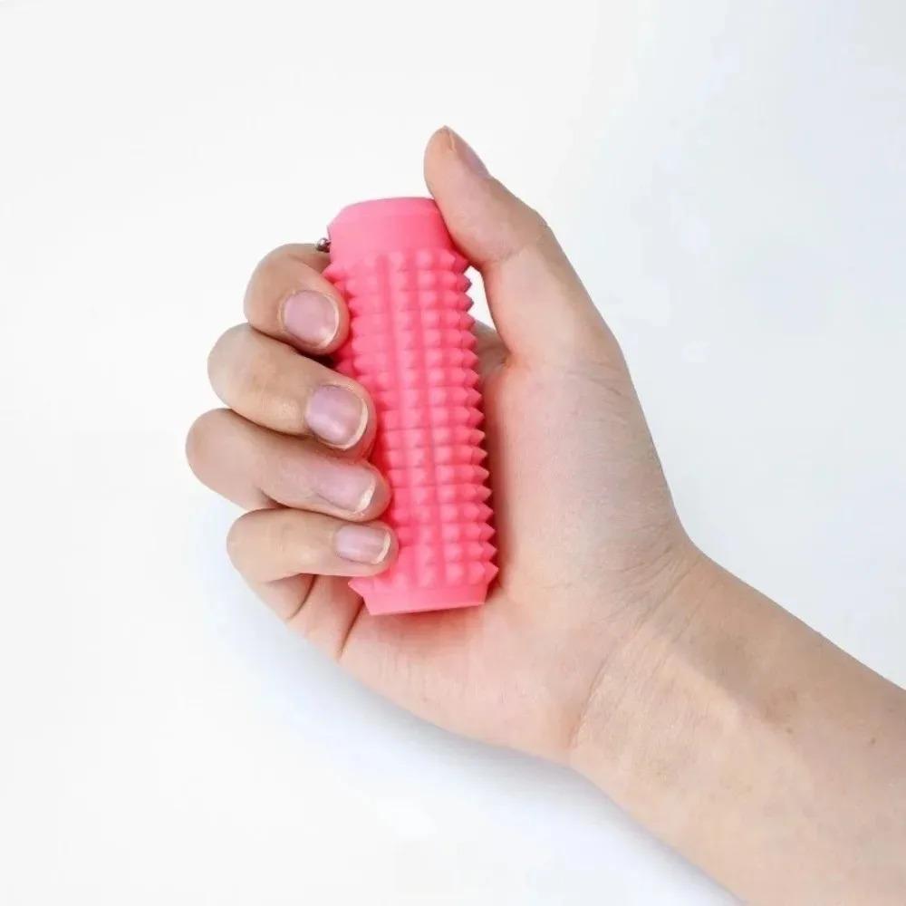 Tactile Sensory Keychain - BPA-Free Stress Relief Fidget Toys for Anxiety, Barbed Grip Desk Decor, Home Hanging Ornaments &