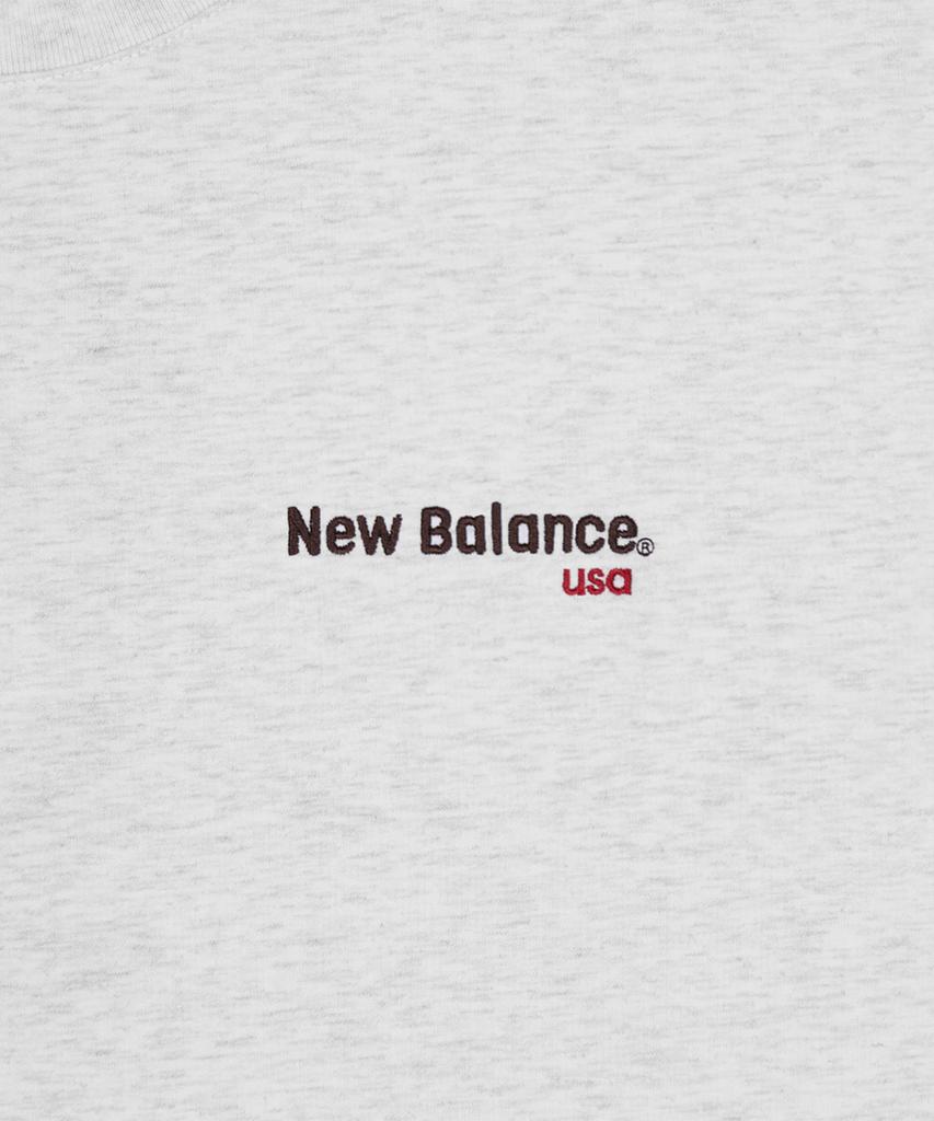 Nyuballanseu Nbneg21433 / Uni Essential Big Logo Short Sleeve T-Shirt (Light Gray)