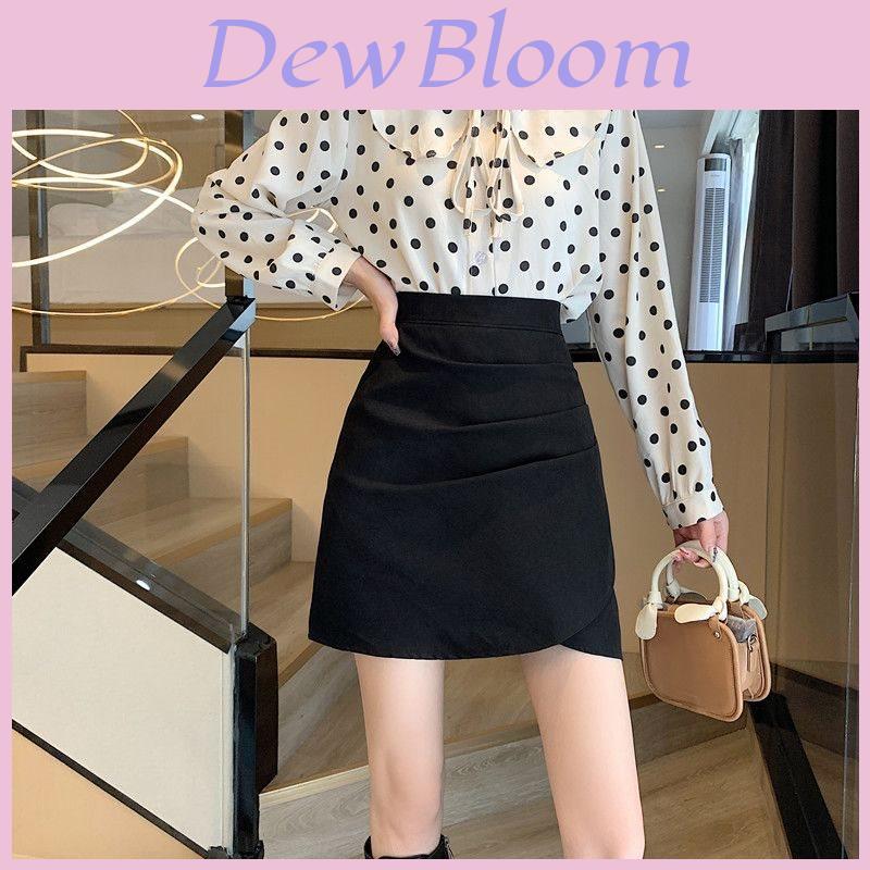 Classic High Waist Mini Skirt With Ruffles And Zipper For Stylish Women