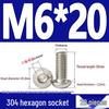 ISO7380 Stainless Steel Hex Drive Dome Head Screws - M2 to M16