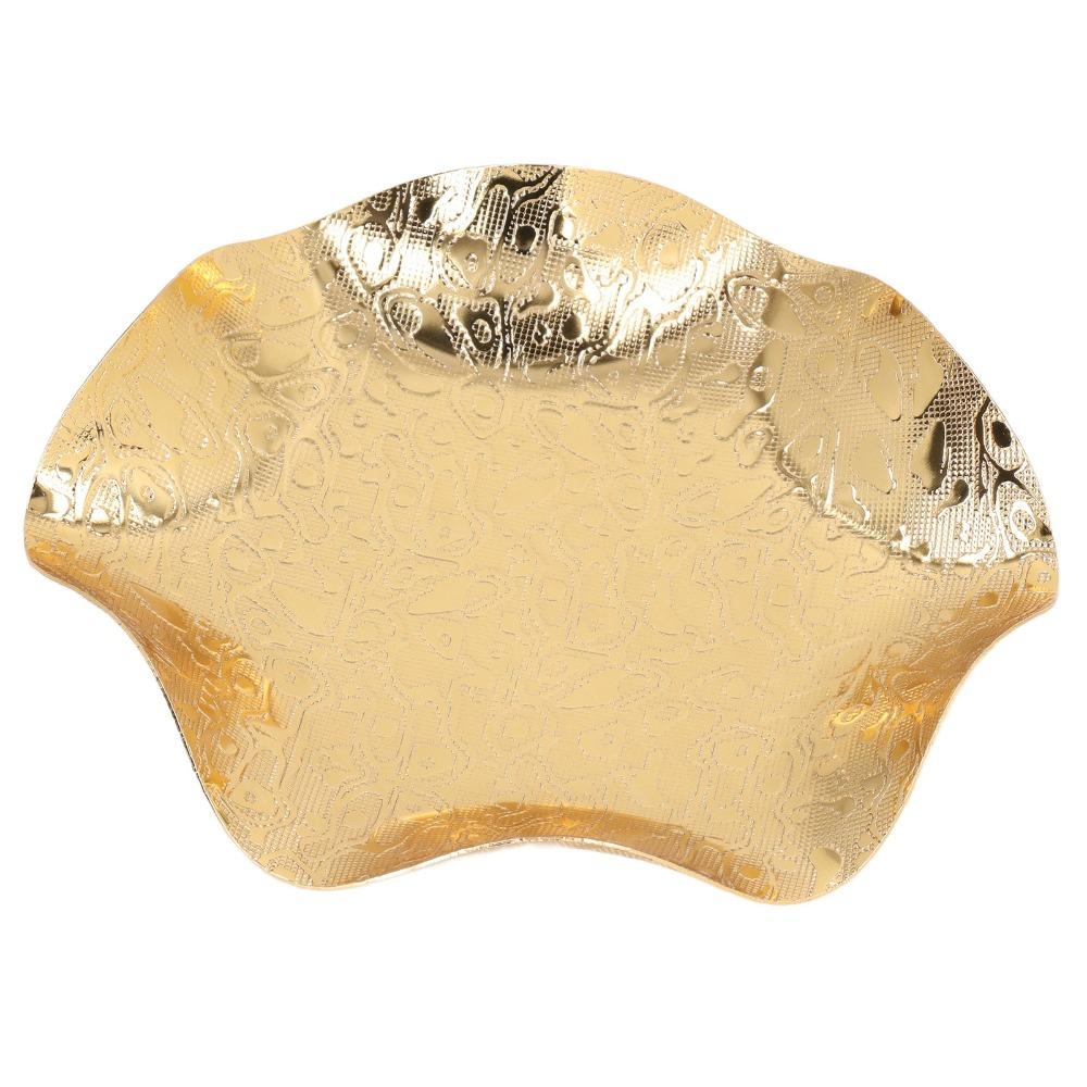 Smooth Surfaces Gold Fruit Bowl Gold Decorative Tray Fruit Bowls Fruit Basket For Kitchen