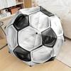 Folding Umbrella Soccer Ball Design Pattern, Abstract Artistic Background. Creative Portable Folding Umbrella for Christmas an