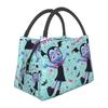 Girls Vampirina Print Insulated Lunch Bag for Women Picnic Storage Food Boxes Leakproof Container Cooler Thermal Lunch Box Tote