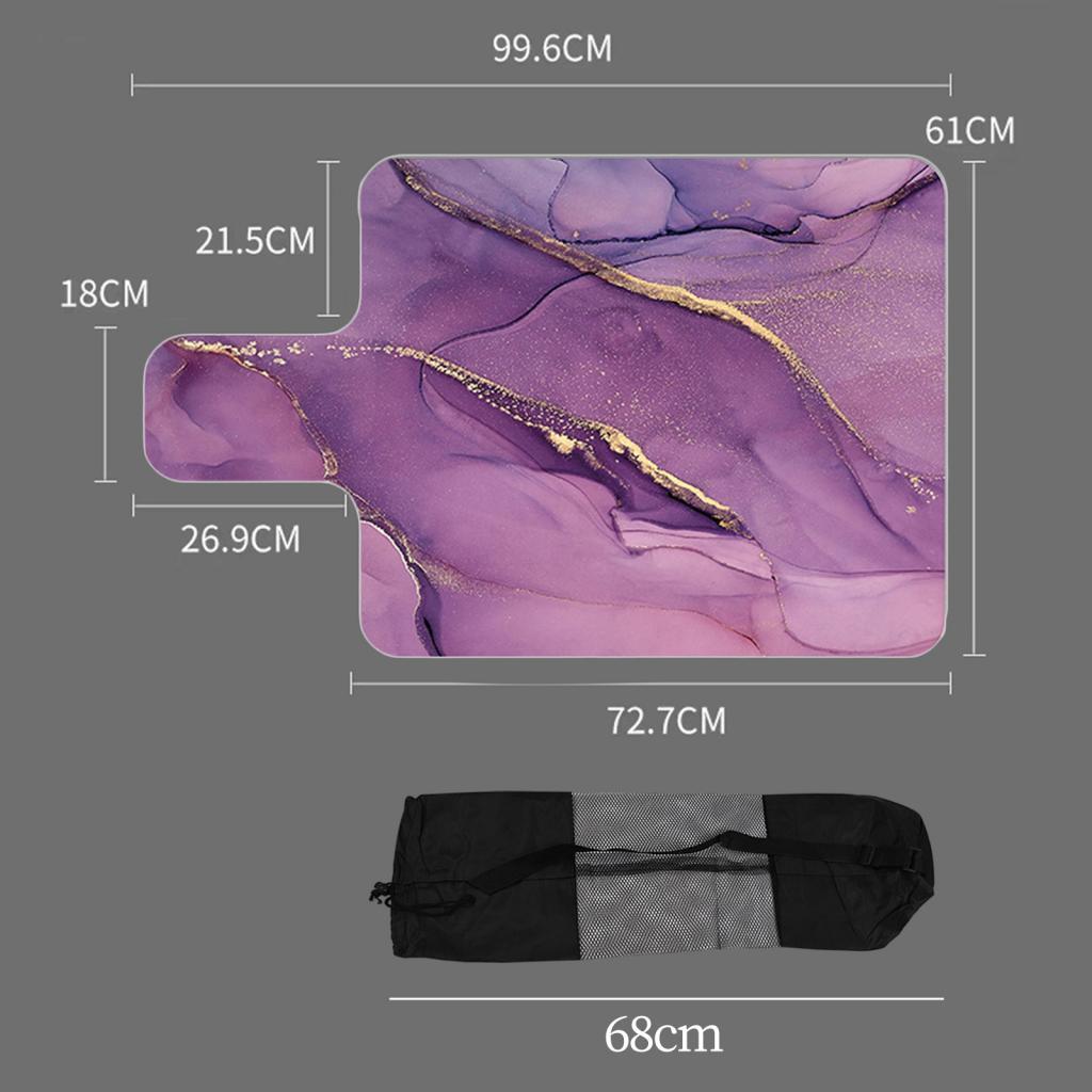 Non-Slip Sweat-Absorbing Pilates Reformer Mat Soft Reformer Pad for Home Gym Equipment