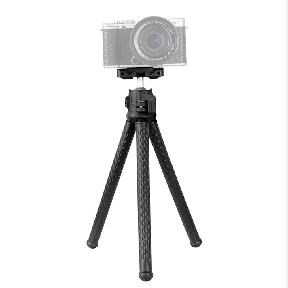 Goocong F2 Flexible Tripod for Smartphones and Black Cameras,