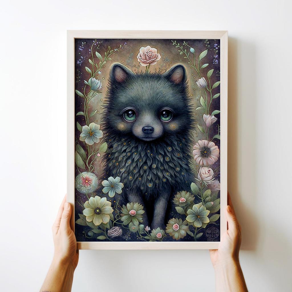 Poster for a Child Children's Pictures Wolf