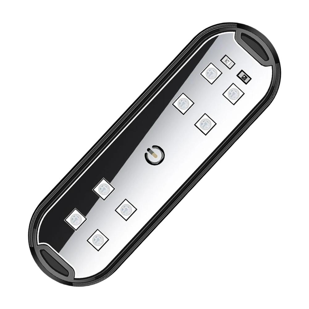 

1/2Pcs Anti-Rear-End Light Anti-Collision Car Atmosphere Lamp USB Charging Auto Door Opening Safety Light Emergency Signal Light