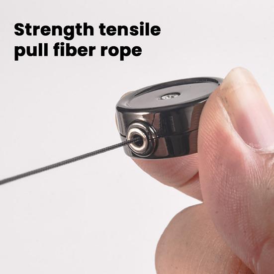 Mini Chaveiro Retrátil Liga Pesada Portátil Leve Fivela de Puxar Telescópica Porta-Chaveiro Anti-perda