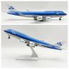 1/240 Scale Halloween Diecast Resin Plane 747 KLM Airlines B747 Airplane Airline Model 30CM Toy Kids Toys for Boys Gift