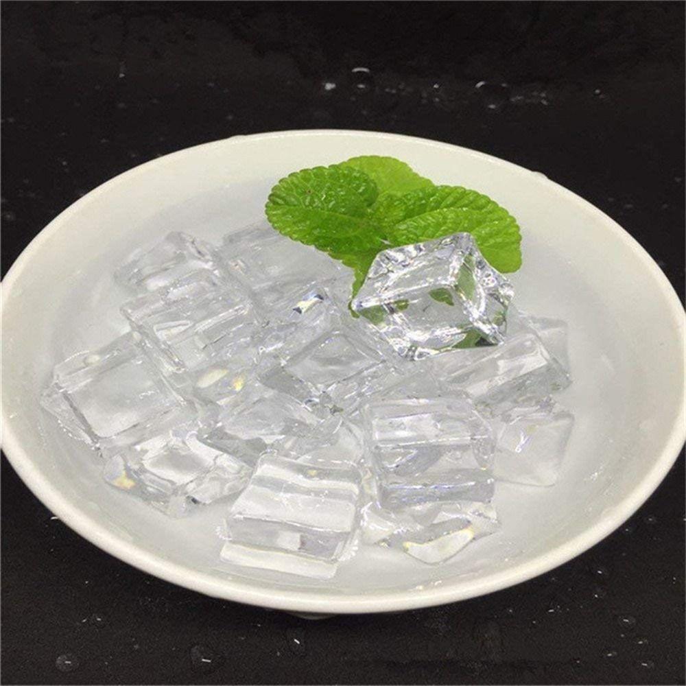 DIY Accessories Decoration Crafts Artificial Ice Fake Crystal Acrylic Cubes Simulate Ice Cubes