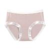Women S Mid Waist Breathable Antibacterial Triangle Underwear Summer Thin Ice Silk Cotton Crotch Underwear
