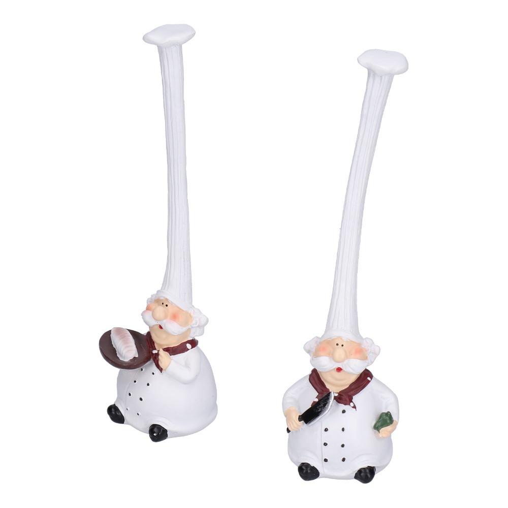 Desktop Ornaments Chef Statue Resin Cartoon Chef Dolls Creative Chef Sculpture Bedroom