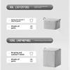 NEW! 220L Big Size Clothes Storage Box With Cover Large Laundry Basket Organizer Bag For Baby Foldable