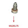 Magnetic Oil Drain Plug Sump Bolt M14 x 1 5 M12 M16 M18 M20 Stainless Steel with Copper Gasket for Oil Pan Filter Auto Parts