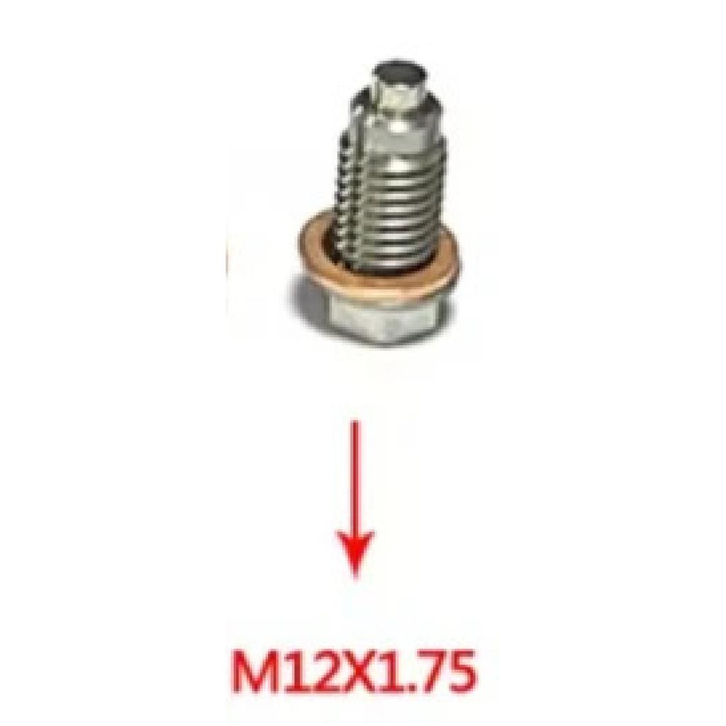 Magnetic Oil Drain Plug Sump Bolt M14 x 1 5 M12 M16 M18 M20 Stainless Steel with Copper Gasket for Oil Pan Filter Auto Parts