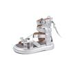 Baotou Girls' Roman Sandals - Soft Sole, Non-Slip, Princess Style Summer Beach Shoes 2026