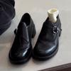 Loafers Shoes for Women High Heels Fashion Chunky Shoes  Autumn New Pumps Sport Shoes Elegant Dress Buckle Mujer