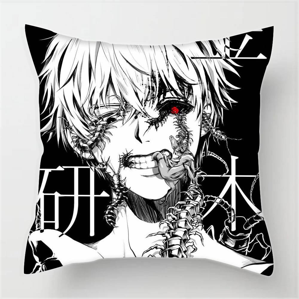 Kuddfodral kuddöverdrag vardagsrum soffor heminredning presenter Anime T-okyo Fear Ghoul söt
