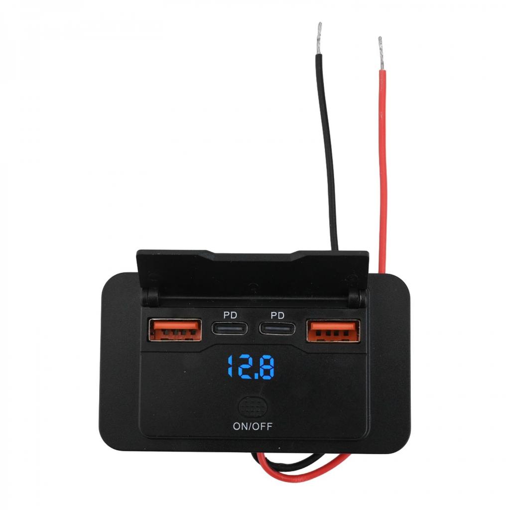 Efficient Charging Car Charger LED Light Overload Protection