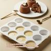 12 Cavity Silicone Baking Molds Non-Stick Cupcake Molds New Pudding Mould  for  Dessert Baking