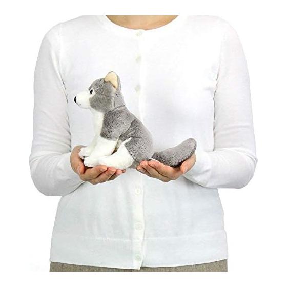 Colorata Wolf Stuffed Toy (Child/Real Animal Family) Gentle Touch Realistic (Wolf Stuffed Toy) Animal Toy Doll Mascot Birthday Gift Present (Meter