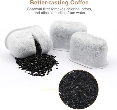12/24 Pack Cuisinart Compatible Charcoal Water Filter Replacement - for All Cuisinart Coffee Machines