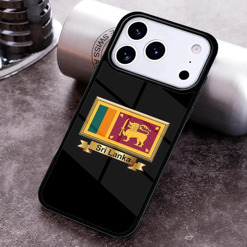 Sri Lanka Flag Phone Case For iPhone 17,16e,15,14,13,12,11,Mini,Pro,MAX soft Silicone Cover iPhone 15 Plus