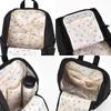 Marimo Craft Poké Piece Pokémon Square Zip Backpack, Black, W27 x H37 x D13cm, PKP-049