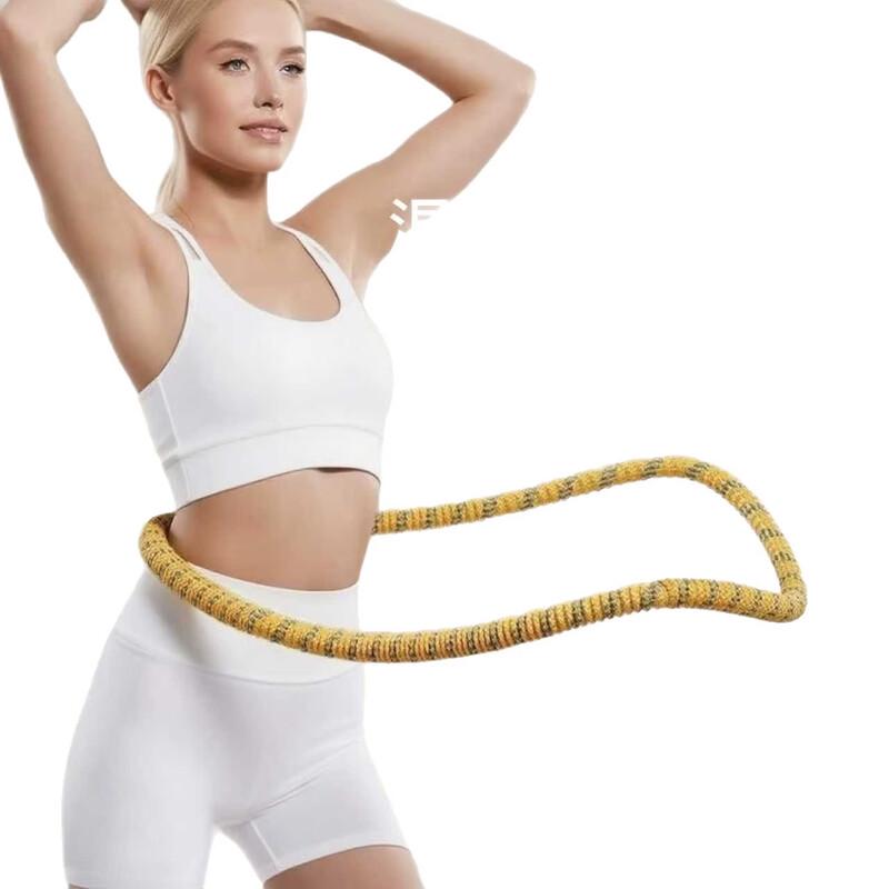 Jun Shi Kids  Skin-Friendly Threaded Spring Hula Hoop