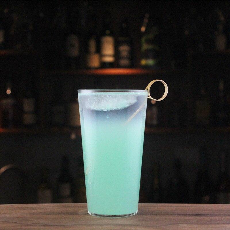 Cocktail large capacity tea with milk 300 ml transparent