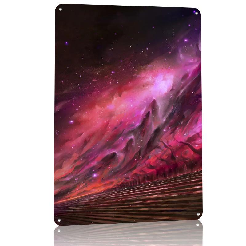 Sakura Personalized D Textured Metal Poster Wall Art Vintage Tin Signs for Interior Accessories Gaming Room Decoration Man Home