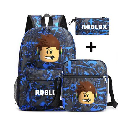 Rucsacuri Roblox Games pentru Bărbați și Femei Genți Școlare pentru Studenți Genți Mici de Umăr Sacoșe pentru Creioane Genți de Computer în Trei Piese Campus