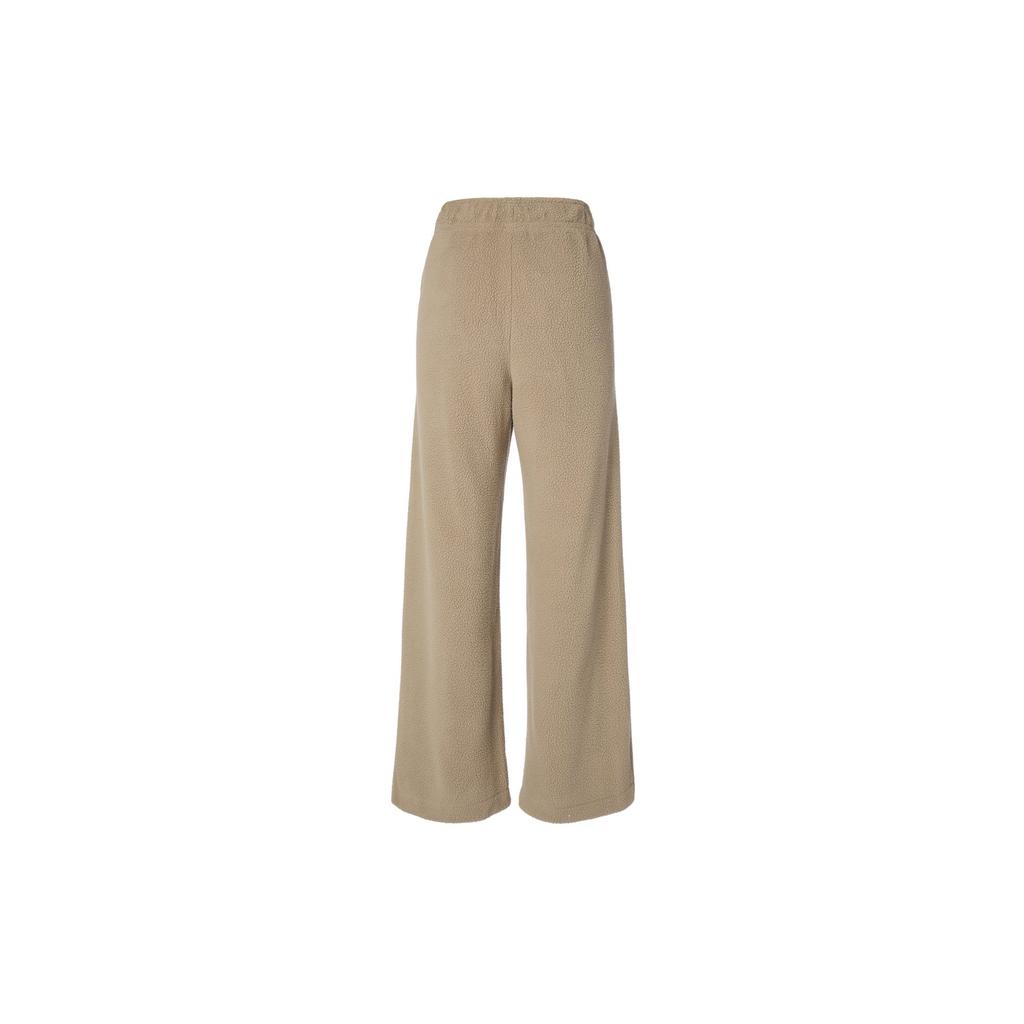 Nike Knitted Sweatpants Women's Khaki Moderate Wide Leg Pants DV4362-258