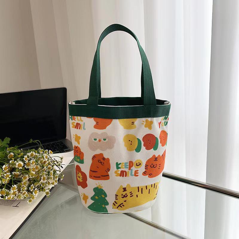 2023 Women's Canvas Handbag: Cute Lunch Box & School/Work Tote